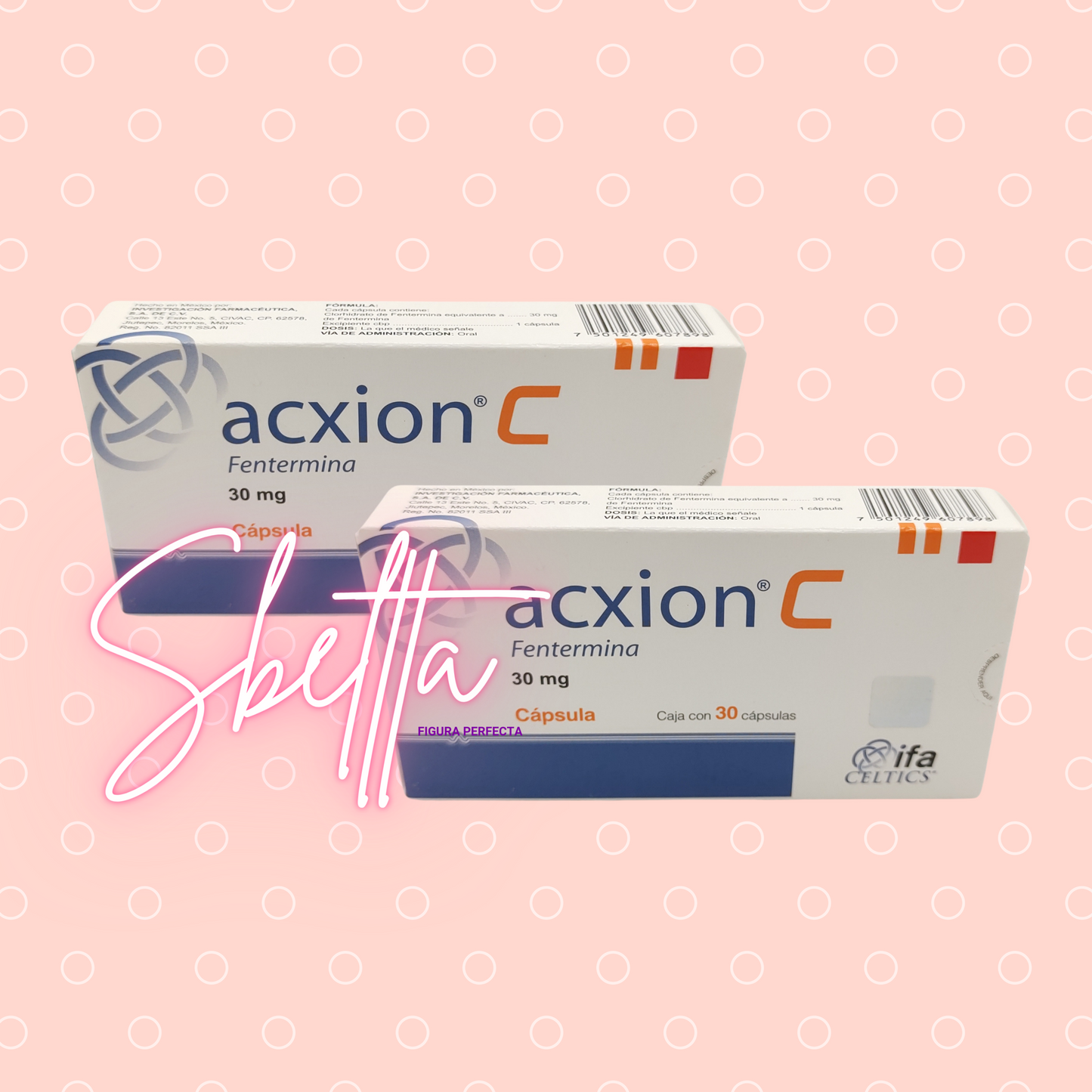 Acxion-C 30mg (2 cajas)
