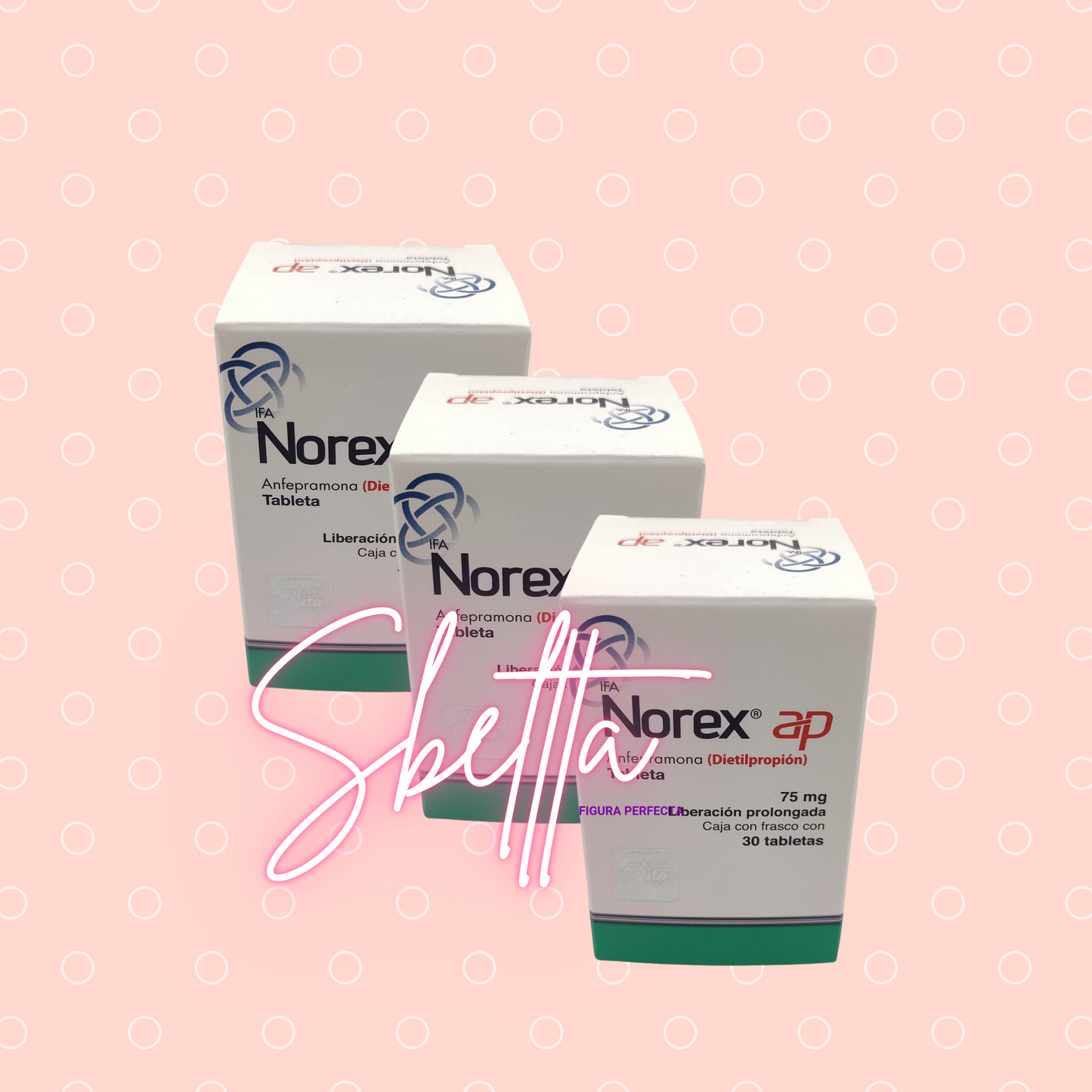 Norex AP 75mg (3 frascos)