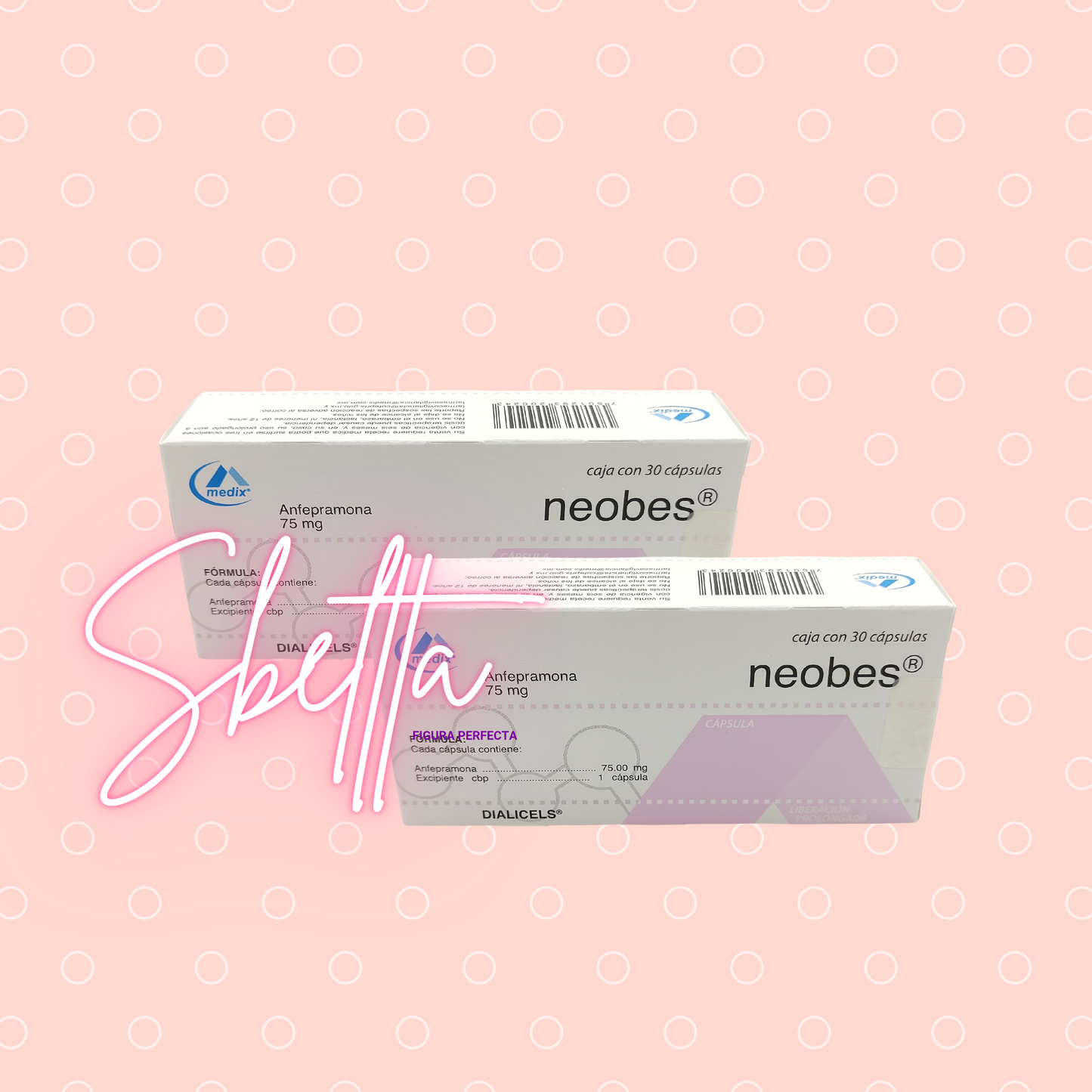 Neobes 75mg (2 cajas)